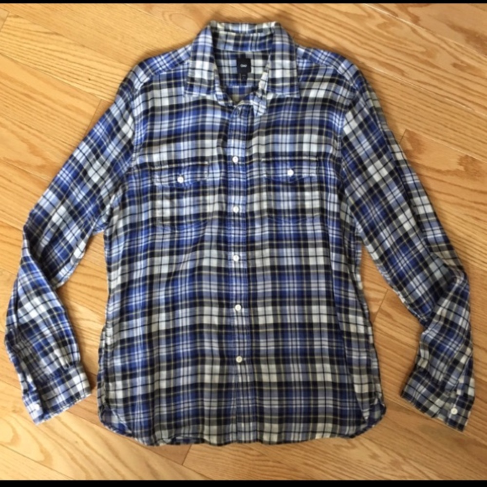 [MEN’S] Gap Plaid Button Down (Size L)